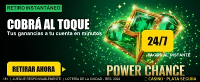 Collect your winnings instantly
